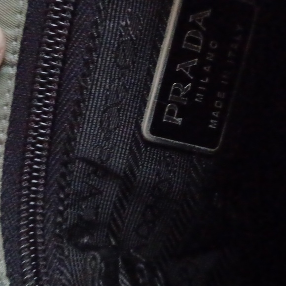 Prada Green Nylon Shoulder Tote - Picture 7 of 8